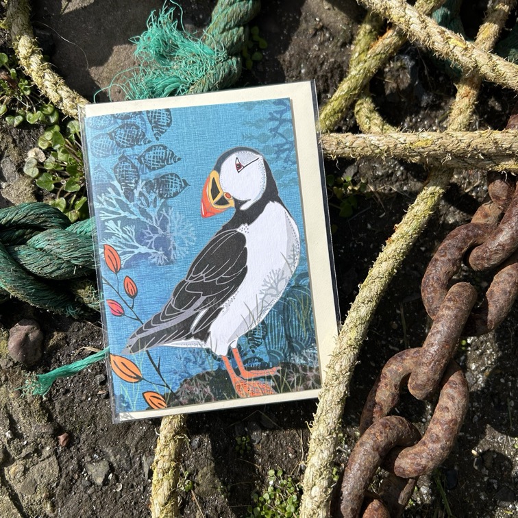 Puffin Greetings Card